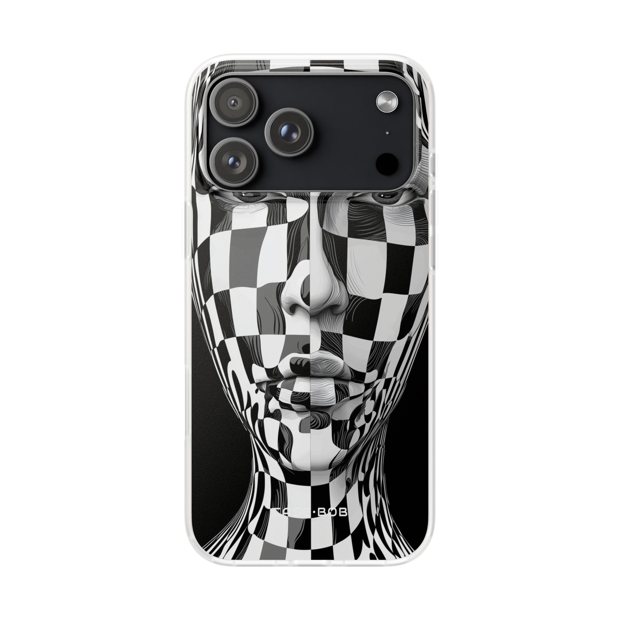 Checkered Face iPhone 17 Pro MaxCase - Soft - CASE•BOB