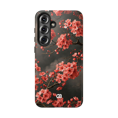 Dark Sakura Nocturne · Tough Phone Case for Samsung · Black