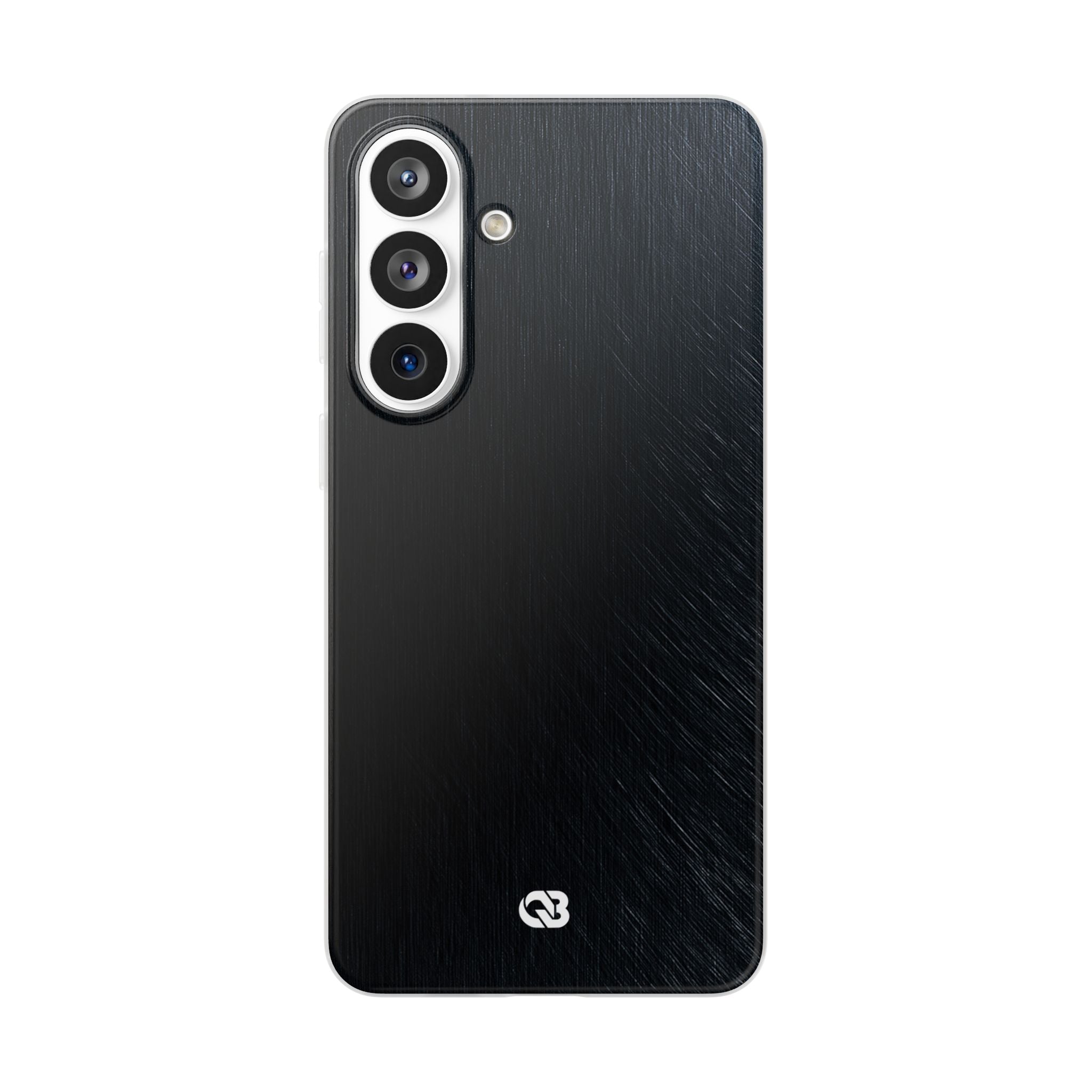 Black Lite Phone Case for Samsung - Midnight Brushed Grain