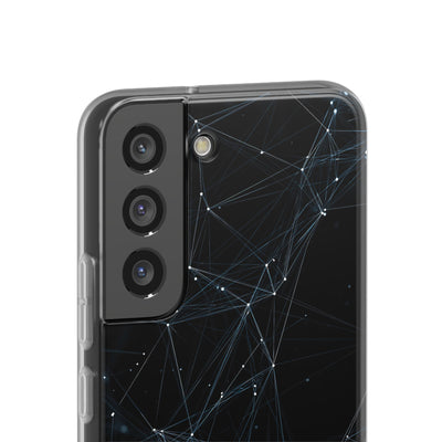 Black Lite Phone Case for Samsung - Arctic Neural Mesh