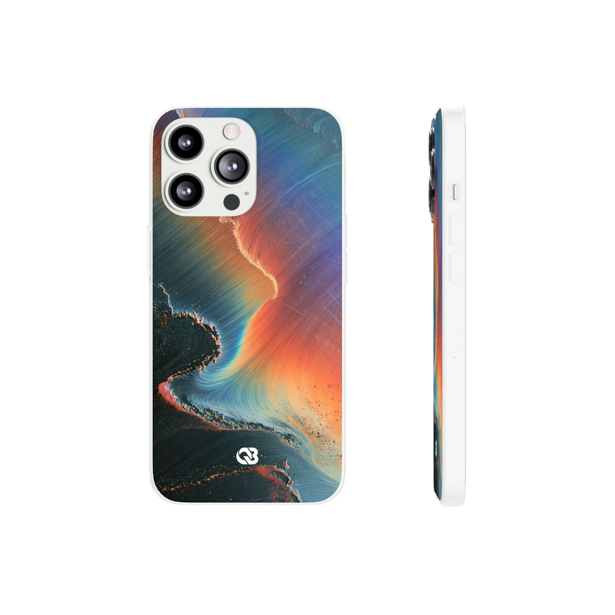 Prismatic Aura Shift · Lite Phone Case for iPhone ·  Blue