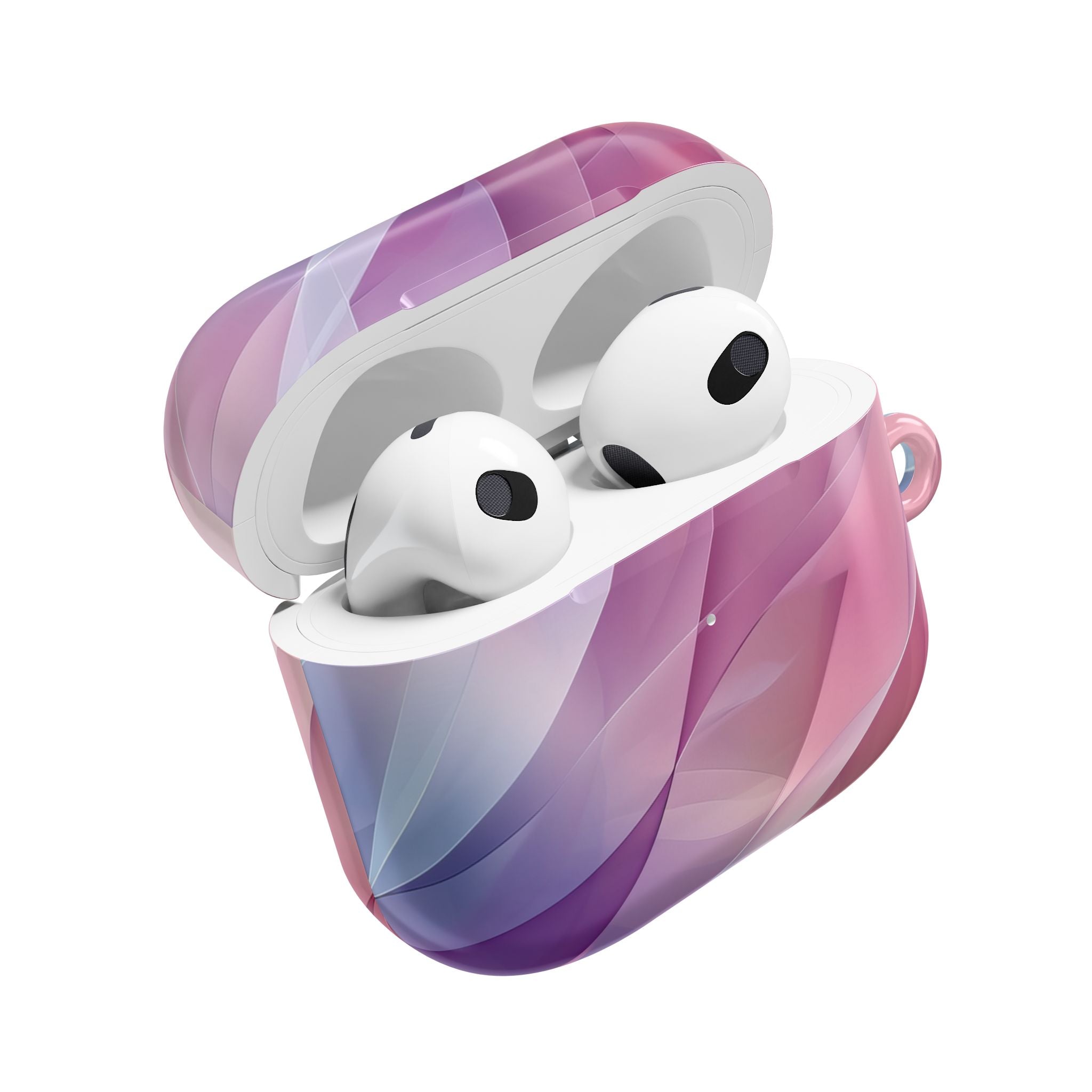 Pink Leafwave - AirPods Case