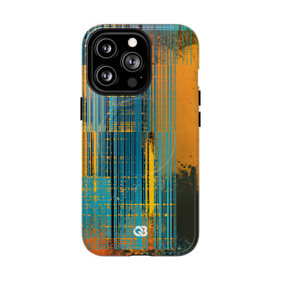 Cyber Glitch Stream · Tough 2.0 Magnetic Phone Case for iPhone · Teal