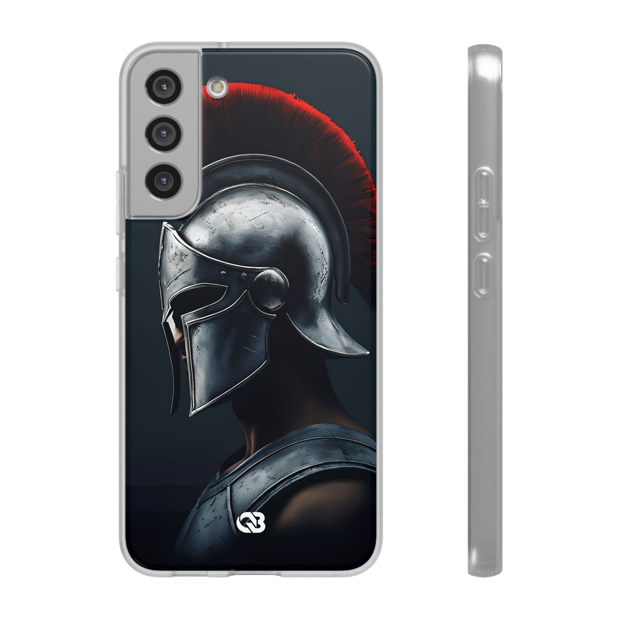 Steel Spartan Plume · Soft Phone Case for Samsung