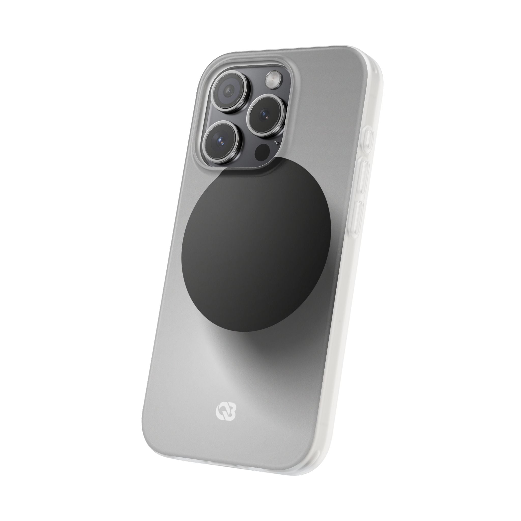 Grey Lite Phone Case for iPhone - Matte Onyx Sphere