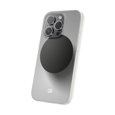 Grey Lite Phone Case for iPhone - Matte Onyx Sphere