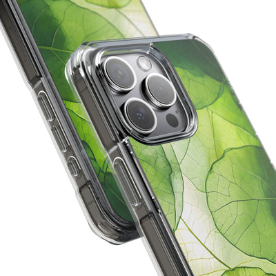 Emerald Leaf Veins · Impact Phone Case for iPhone · Magsafe