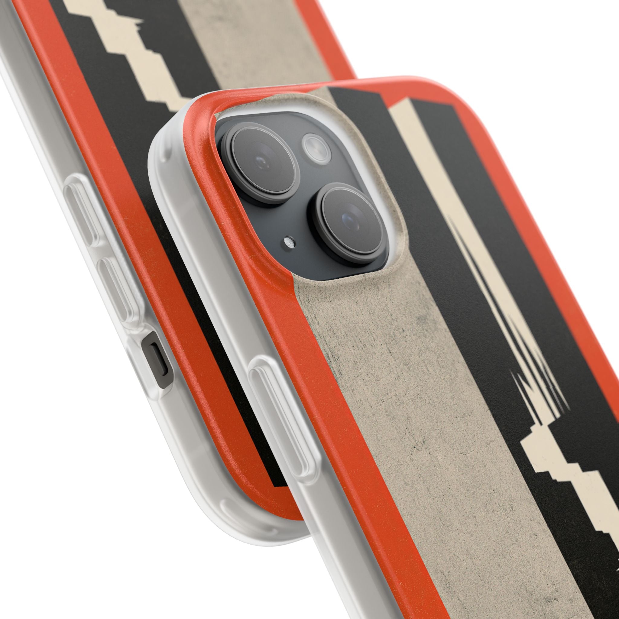 Orange Lite Phone Case for iPhone - Orange Monolith Rift