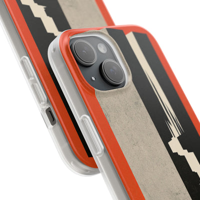 Orange Lite Phone Case for iPhone - Orange Monolith Rift