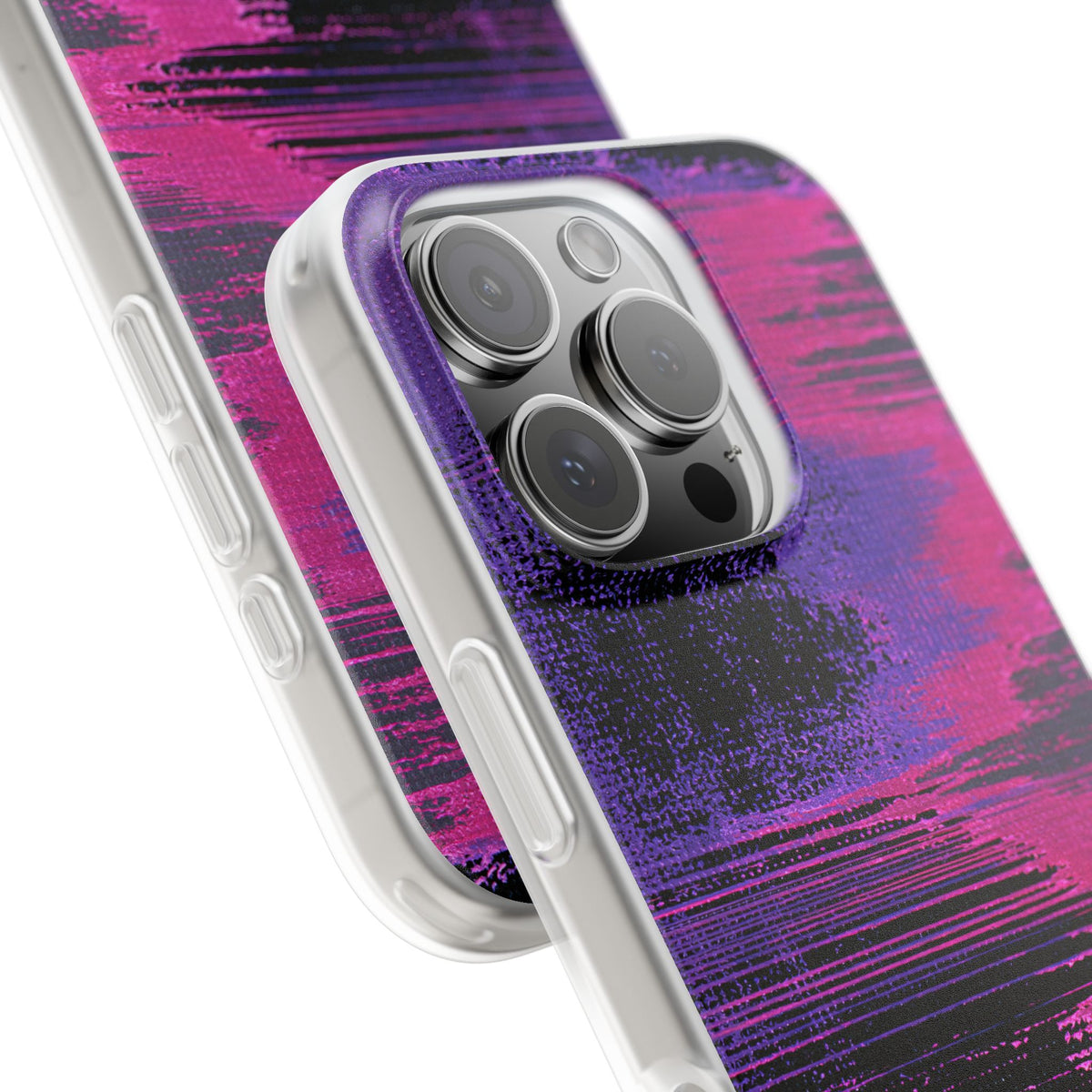 Neon Signal Shift · Lite Phone Case for iPhone ·  Purple