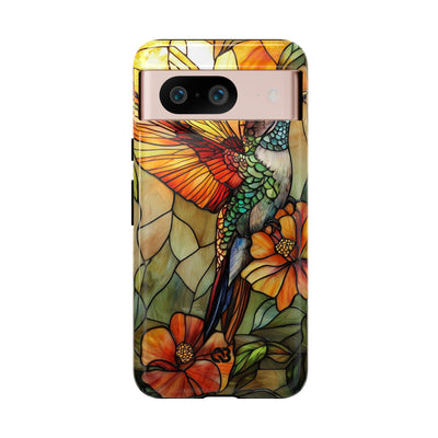 Amber Glass Hummingbird · Tough Phone Case for Google Pixel