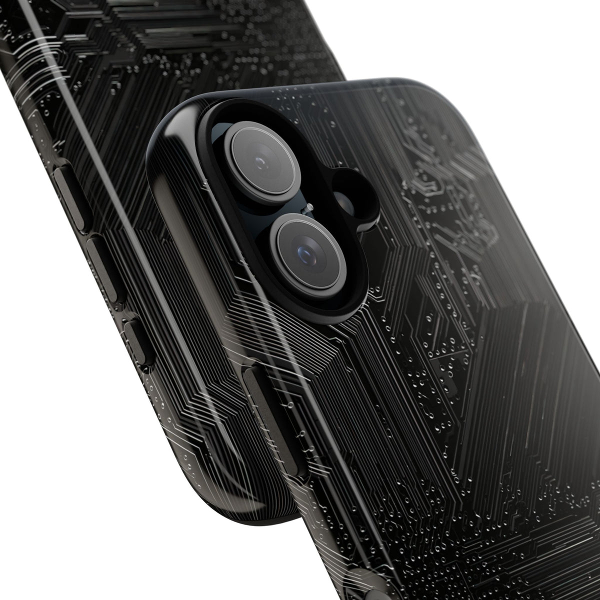 Obsidian Circuitry · Tough Phone Case for iPhone · Black