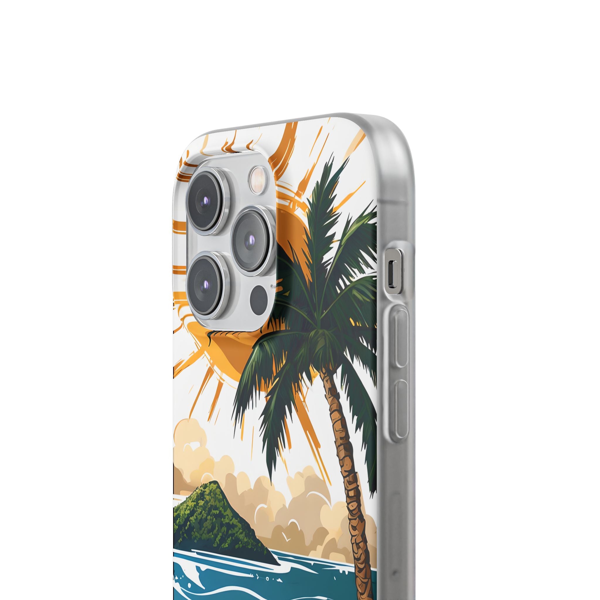 Radiant Coast Solitude · Soft Custodia per iPhone