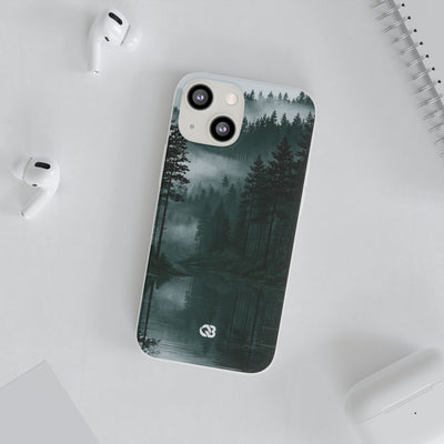 Misty Pine Reflections · Lite Phone Case for iPhone ·  Green