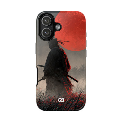 Crimson Moon Ronin · Tough Phone Case for iPhone · Black