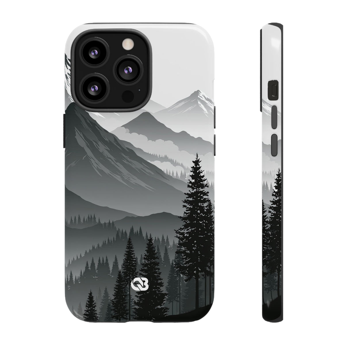 Alpine Horizon · Tough Phone Case for iPhone · Black