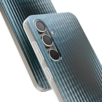 Blue Lite Phone Case for Samsung - Glacial Reeded Glass