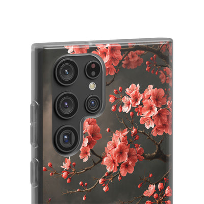 Dark Sakura Nocturne · Lite Phone Case for Samsung · Black