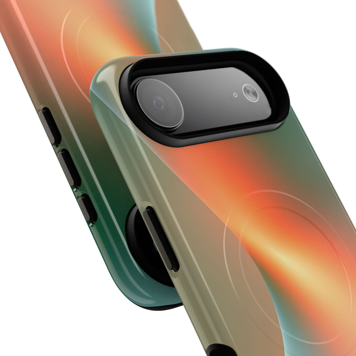 Radiant Contour · Tough 2.0 Magnetic Phone Case for iPhone · Orange