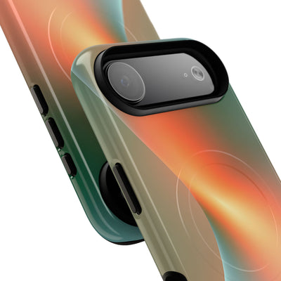 Radiant Contour · Tough 2.0 Magnetic Phone Case for iPhone · Orange