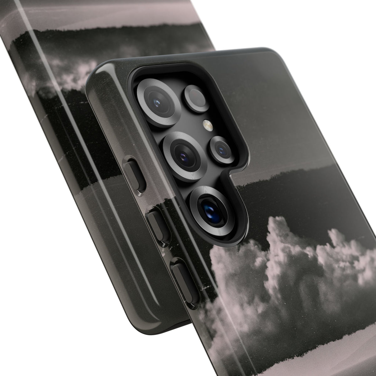 Crimson Horizon · Tough Phone Case for Samsung · Black