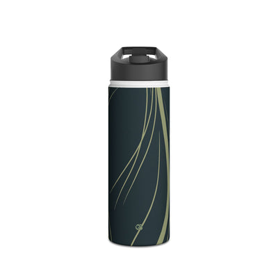 Serpentine Reeds · Insulated Water Bottle · Green