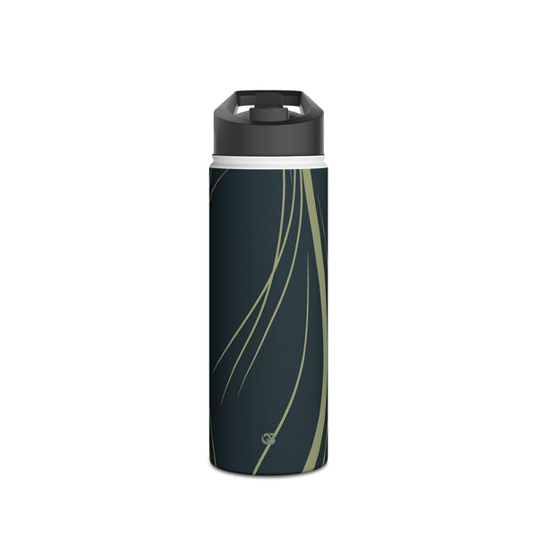 Serpentine Reeds · Insulated Water Bottle · Green