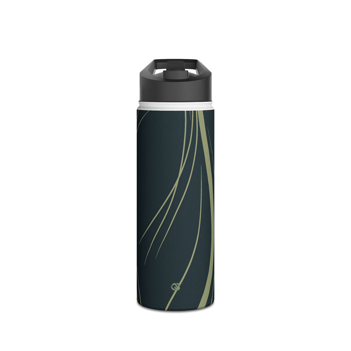 Serpentine Reeds · Insulated Water Bottle · Green