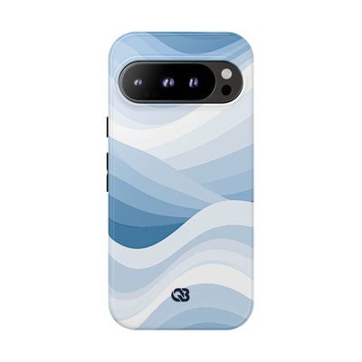 Blue Tough Phone Case for Google Pixel - Glacial Indigo Flow