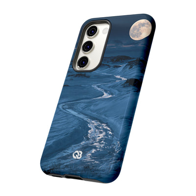 Arctic Moon Drift · Tough Phone Case for Samsung · Blue