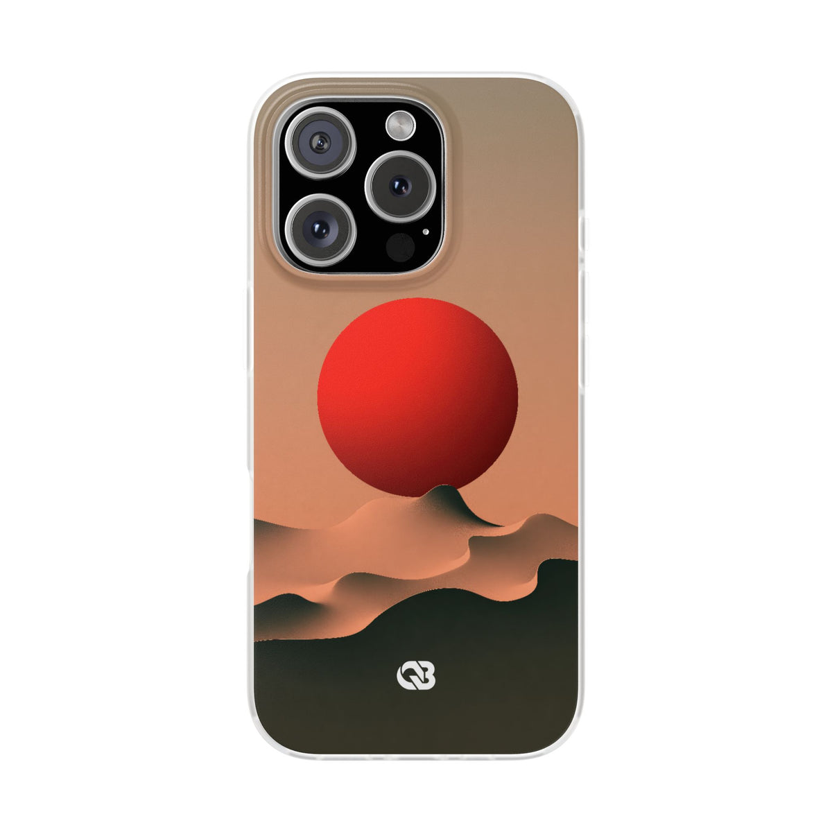 Crimson Sol Ridge · Lite Phone Case for iPhone ·  Red