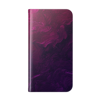 Purple Swirl - iPhone 16 Plus Case - Wallet