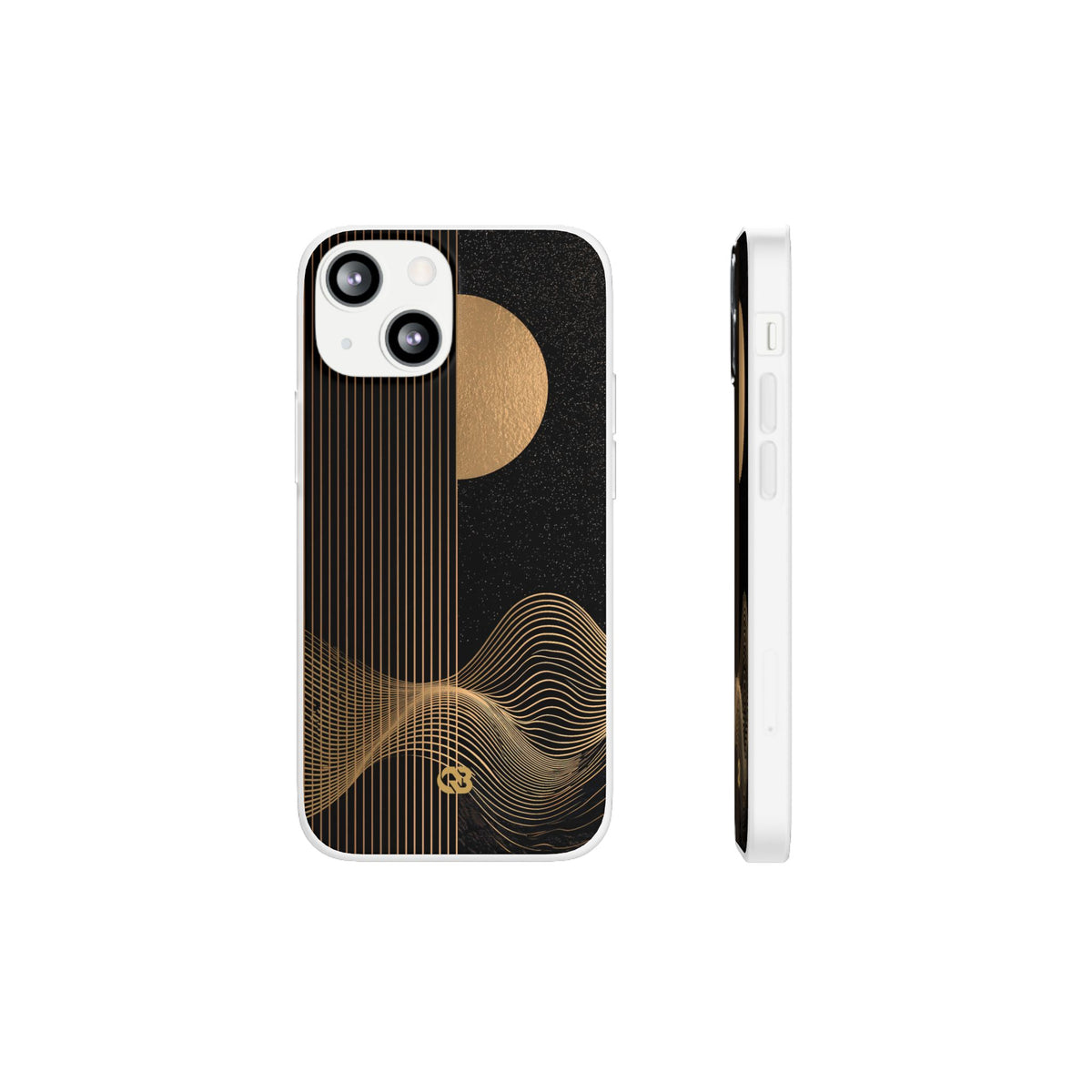 Lunar Topo Horizon · Lite Phone Case for iPhone ·  Black