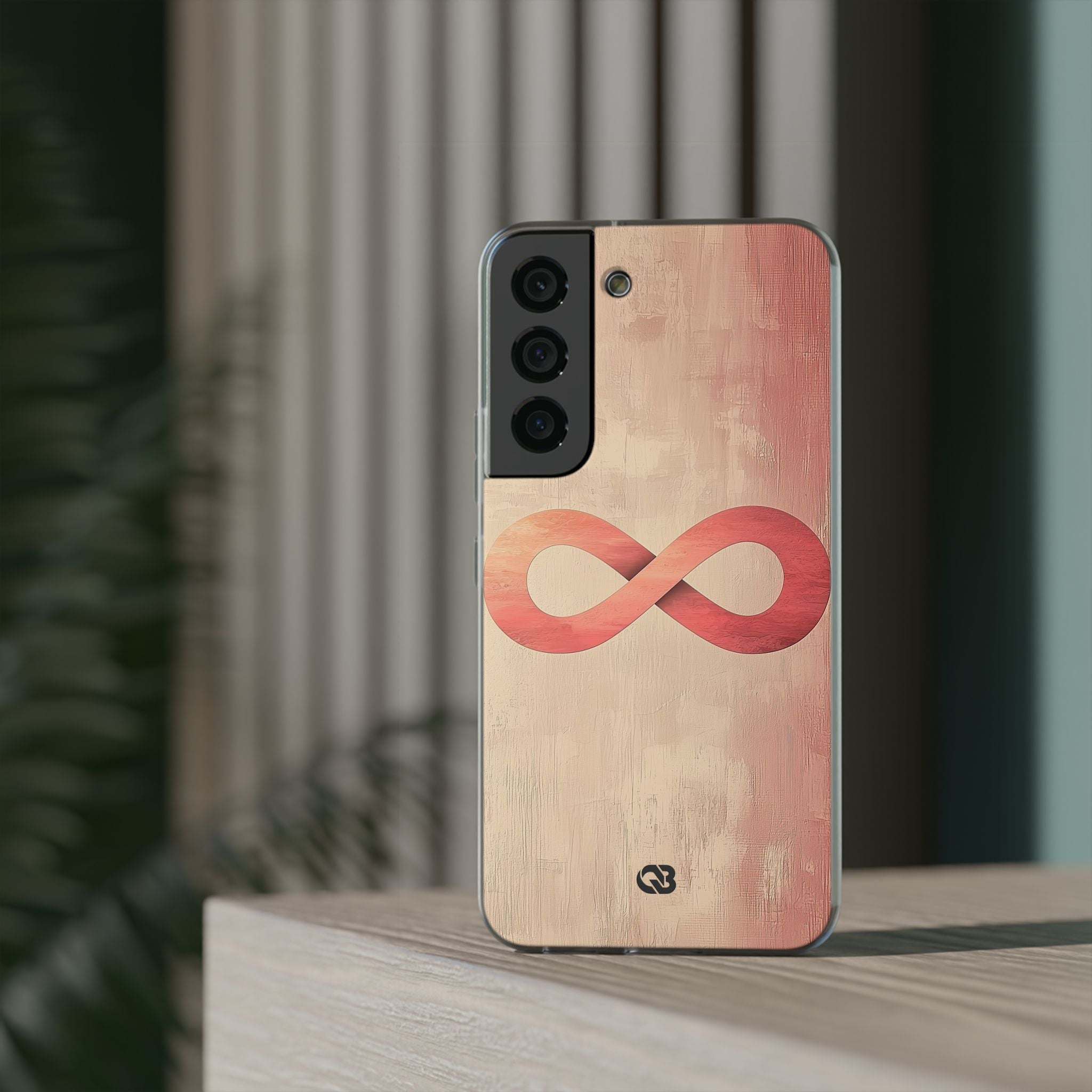 Terracotta Infinity Stroke · Soft Phone Case for Samsung