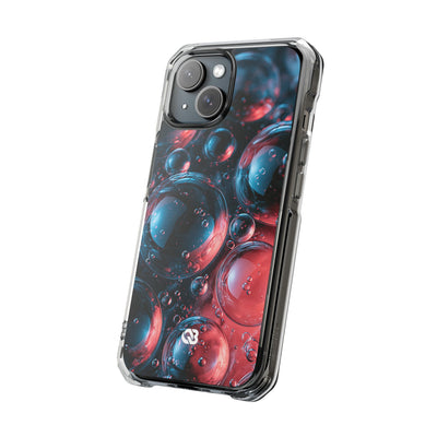 Aqua Gel Spheres · Clear Impact Magnetic Phone Case for iPhone · Blue