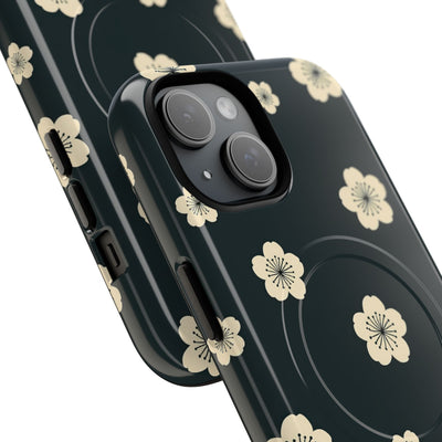 Midnight Sakura Bloom · Tough 2.0 Magnetic Phone Case for iPhone · Black