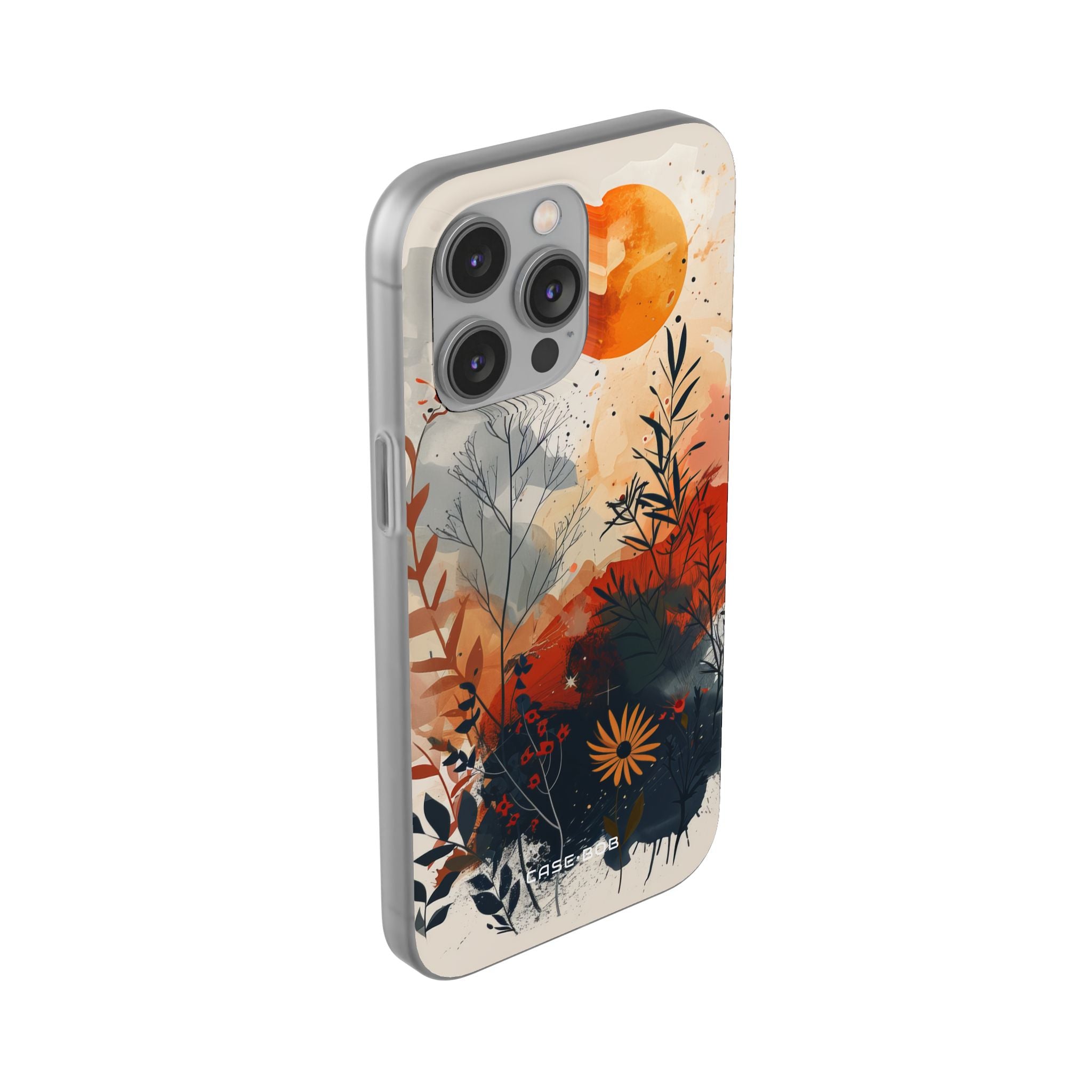 Orange Solstice iPhone 14 Pro Max Case - Soft