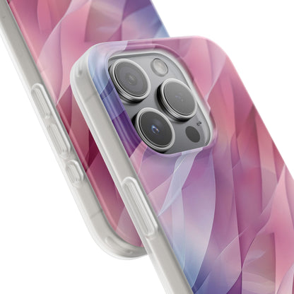 Pink Wave iPhone 15 Pro Cover - Blød