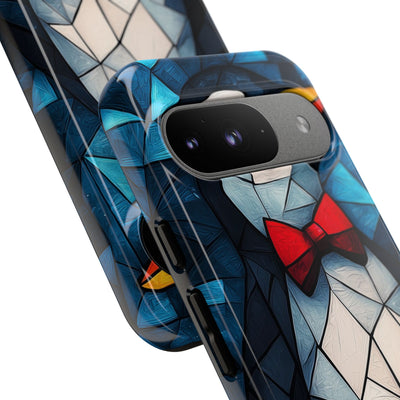 Mosaikk Sløyfe Pingvin · Tough Phone Case for Google Pixel