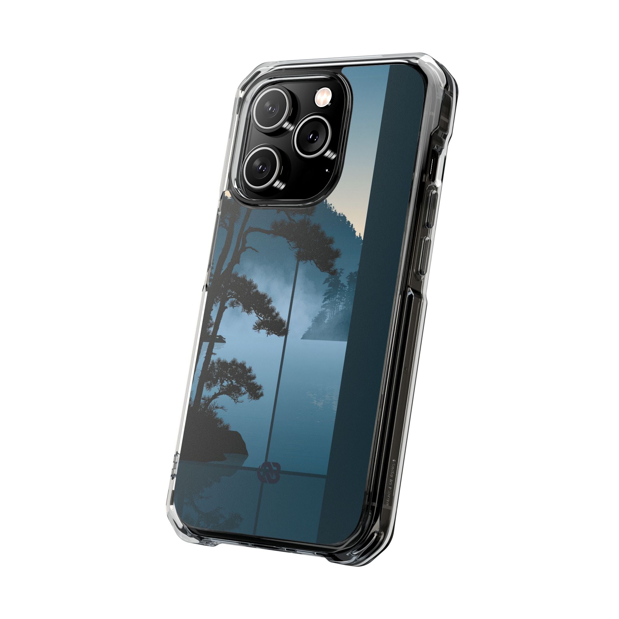 Blue Impact MagSafe Phone Case for iPhone - Kyoto Mist Pine