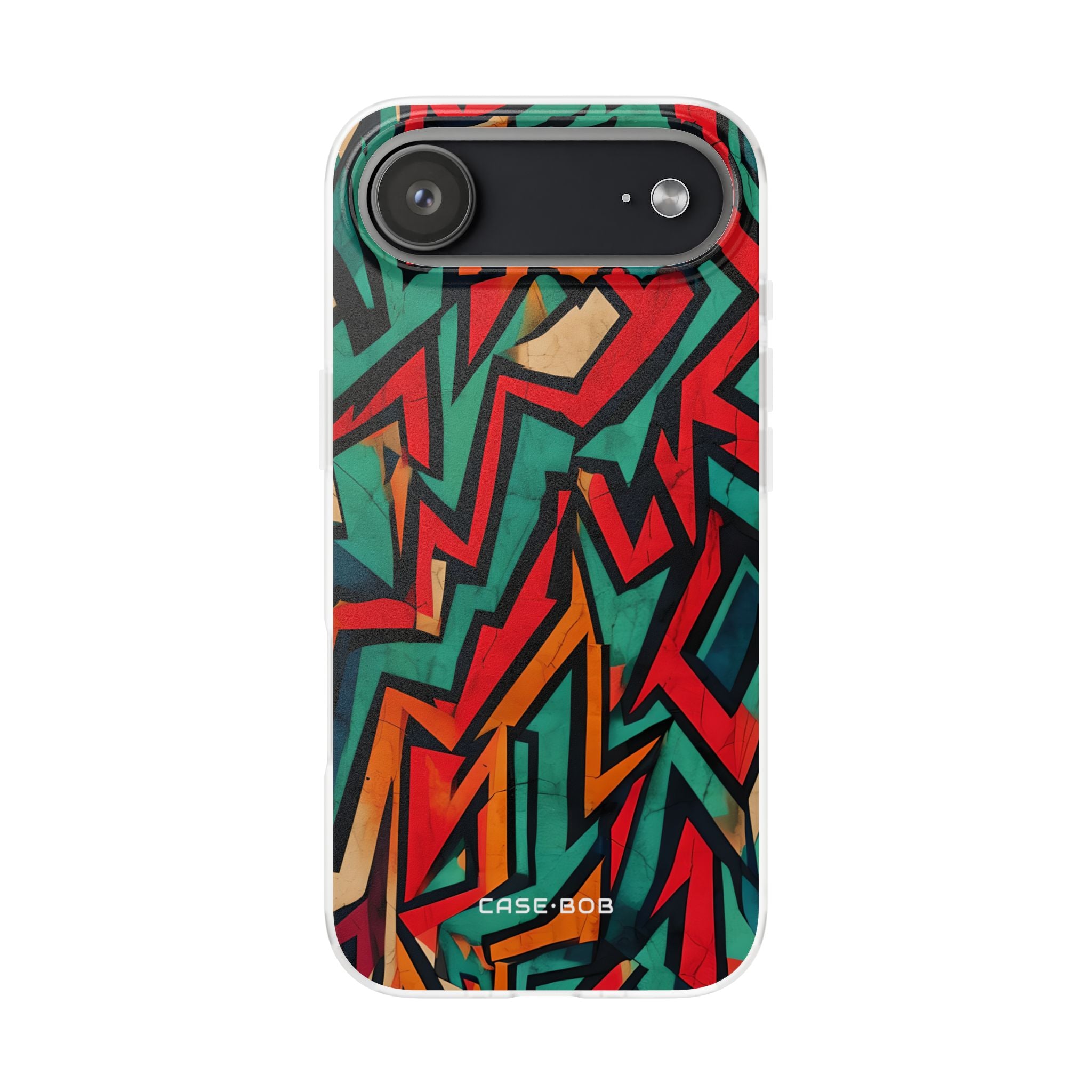 Crimson Zigzag iPhone 17 Air Case - Soft - CASE•BOB