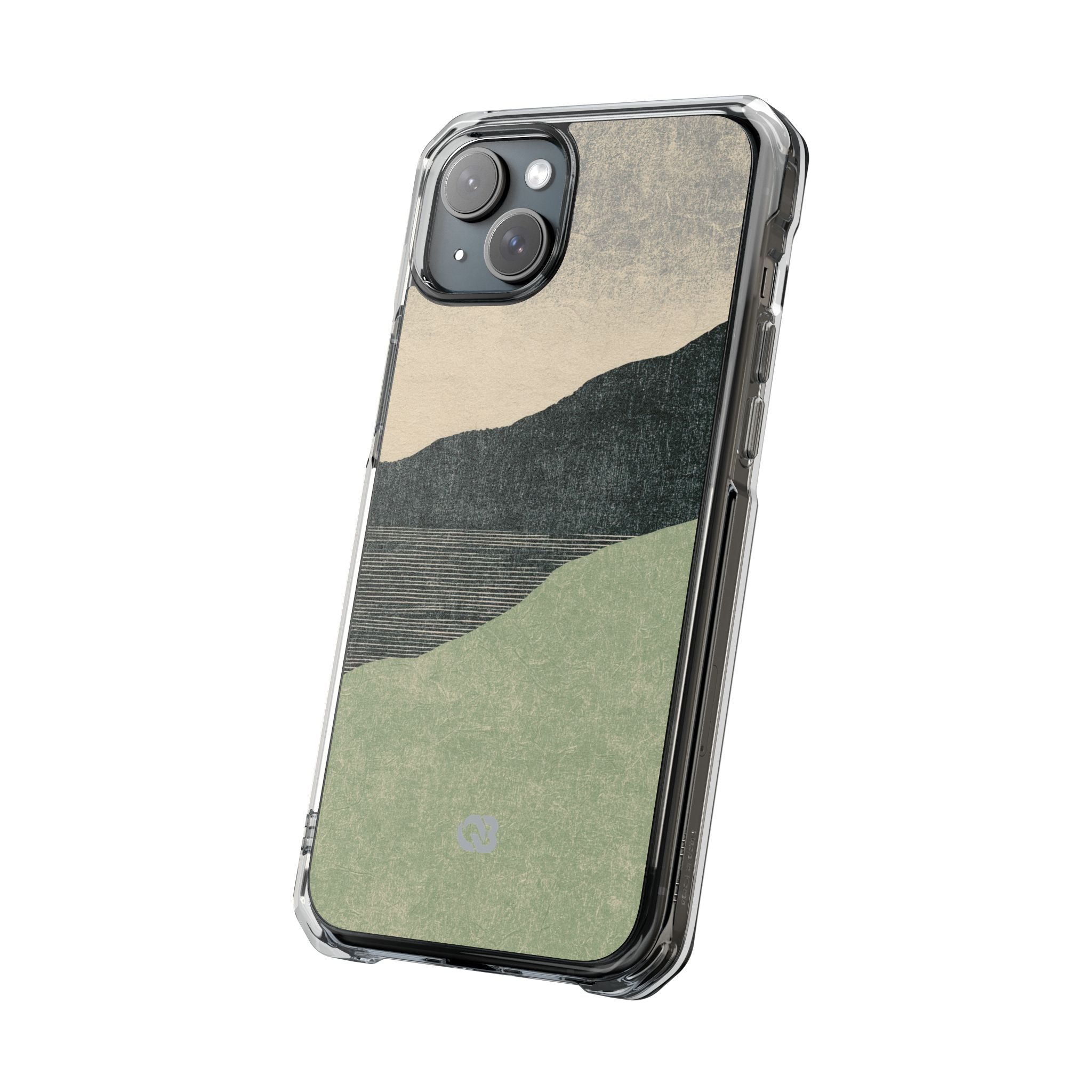 Green Impact MagSafe Phone Case for iPhone - Moss Ridge Grain