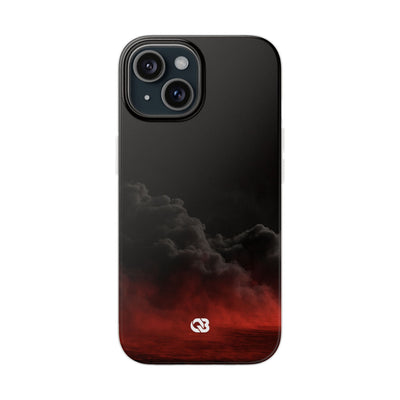 Crimson Fog Void · Lite Phone Case for iPhone ·  Black
