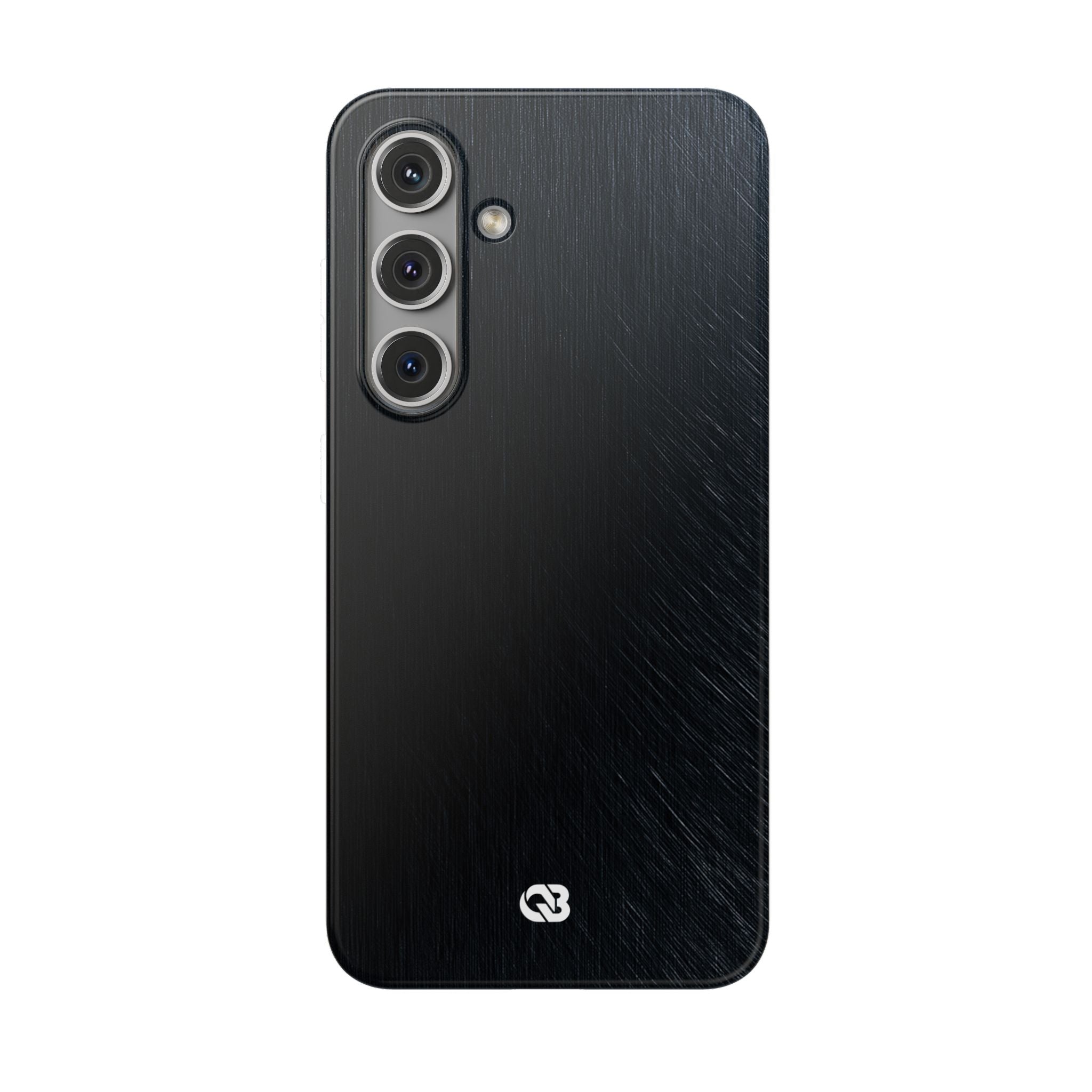 Black Lite Phone Case for Samsung - Midnight Brushed Grain