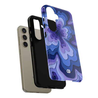 Periwinkle Strata Bloom · Tough Phone Case for Samsung · Purple