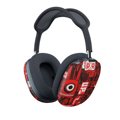 Neo Mecha Collage · Hard Case for AirPods Max · Red