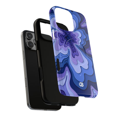 Periwinkle Strata Bloom · Tough 2.0 Magnetic Phone Case for iPhone · Purple