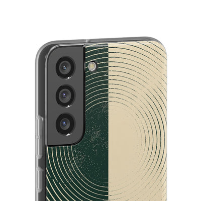 Green Lite Phone Case for Samsung - Evergreen Split Grain