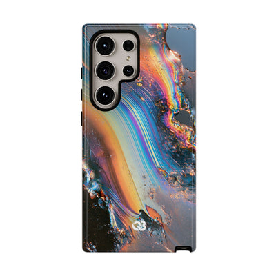Prismatic Aura Flow · Tough Phone Case for Samsung · Blue
