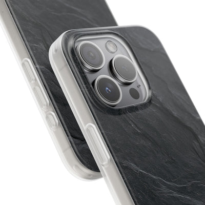 Black Lite Phone Case for iPhone - Midnight Slate Ridge